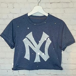 New York Yankees Crop Tee